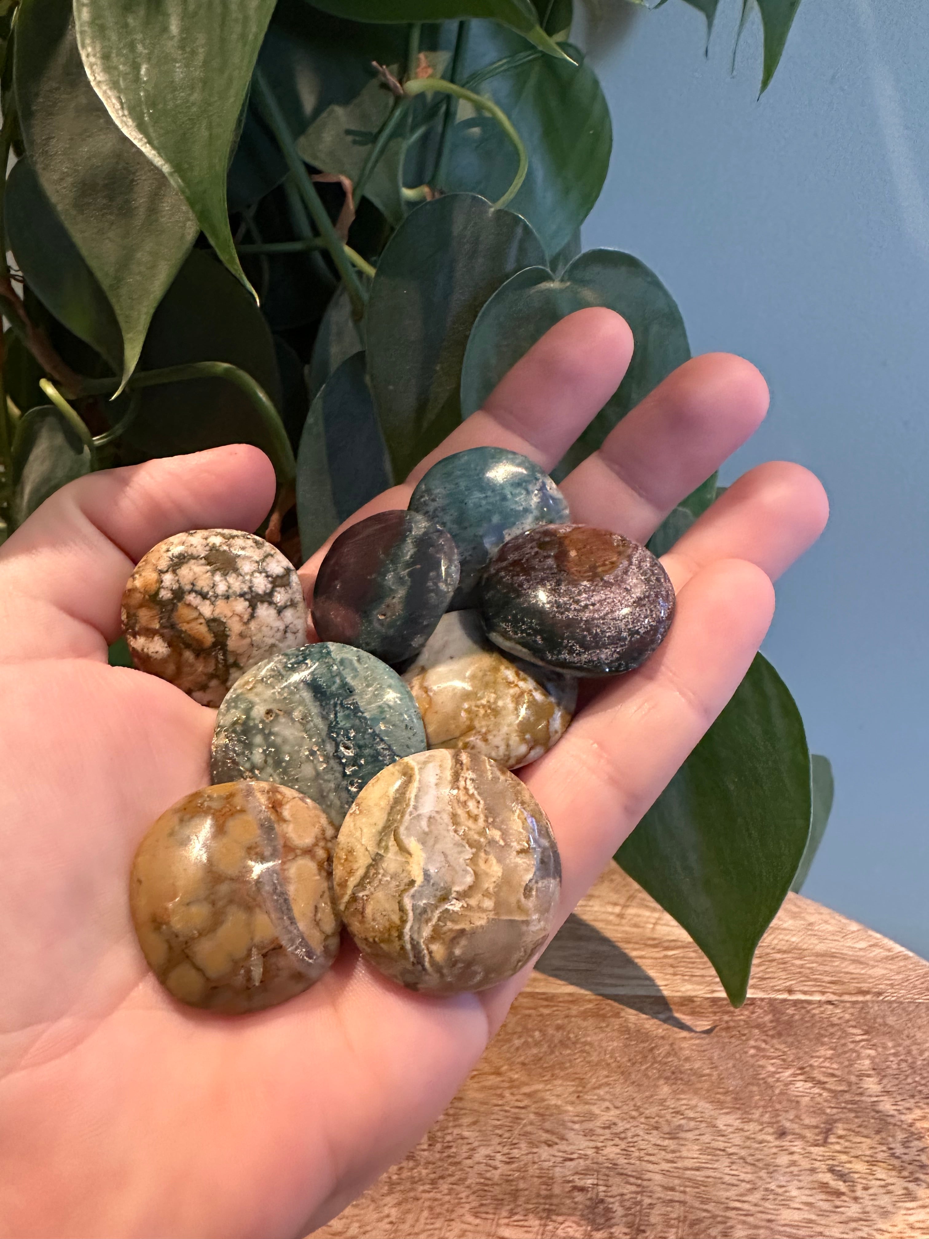 Oceaan Jaspis mini Palmsteen