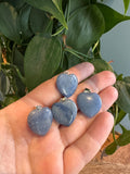 Blauwe Aventurijn Hartjes Hangertje