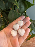 Witte Jade Hartjes Hangertje