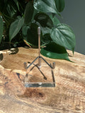 Standaard zilverkleurig 5x6cm
