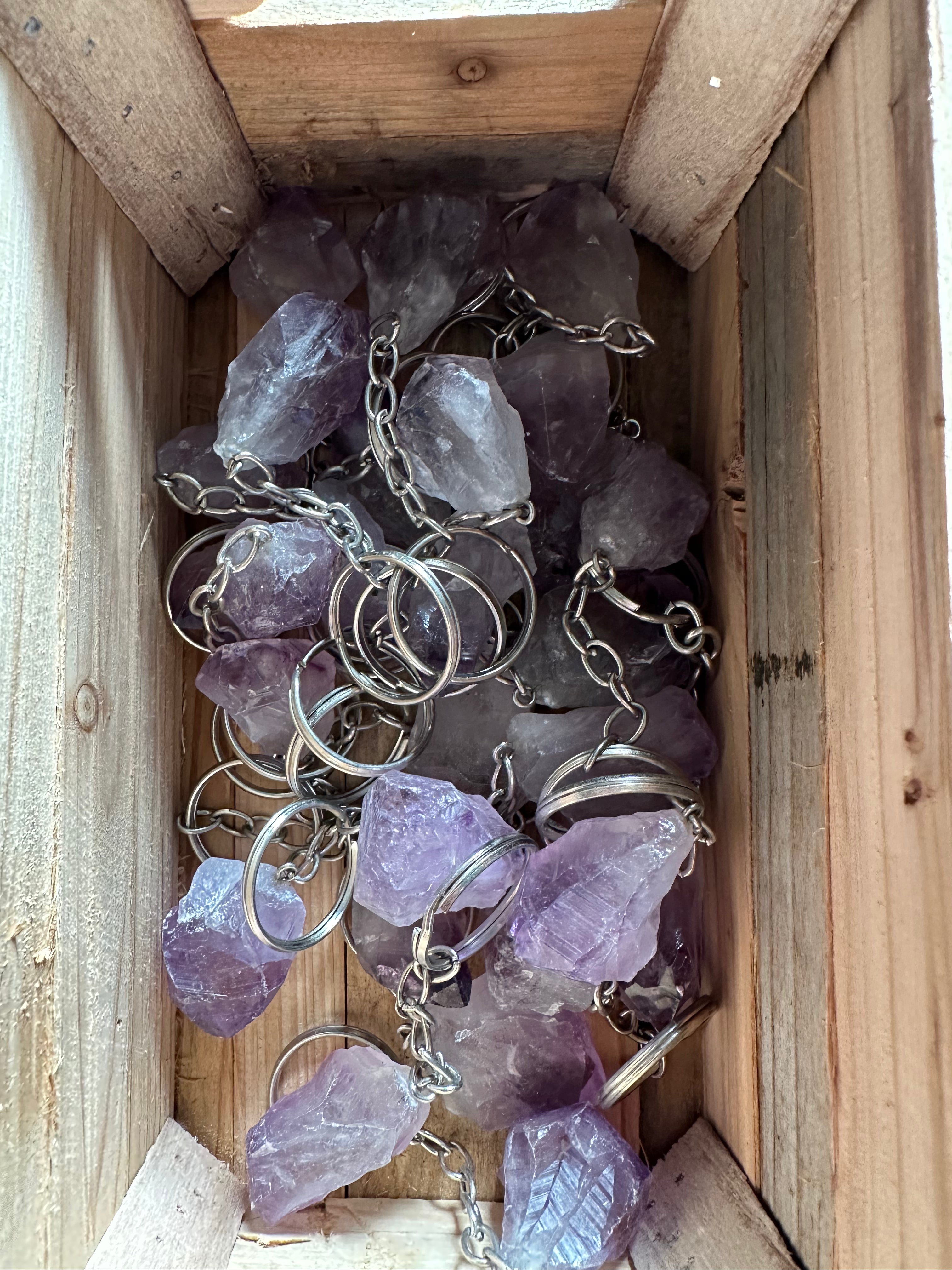 Amethist Sleutelhanger