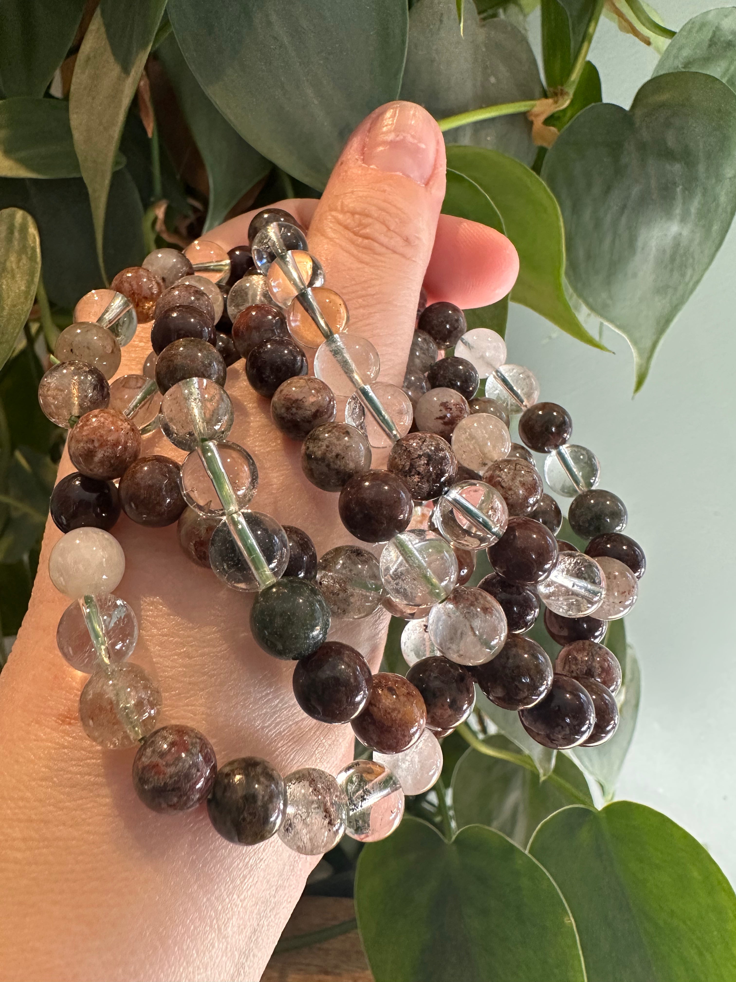 Garden Quartz (lodoliet) Armband 8mm