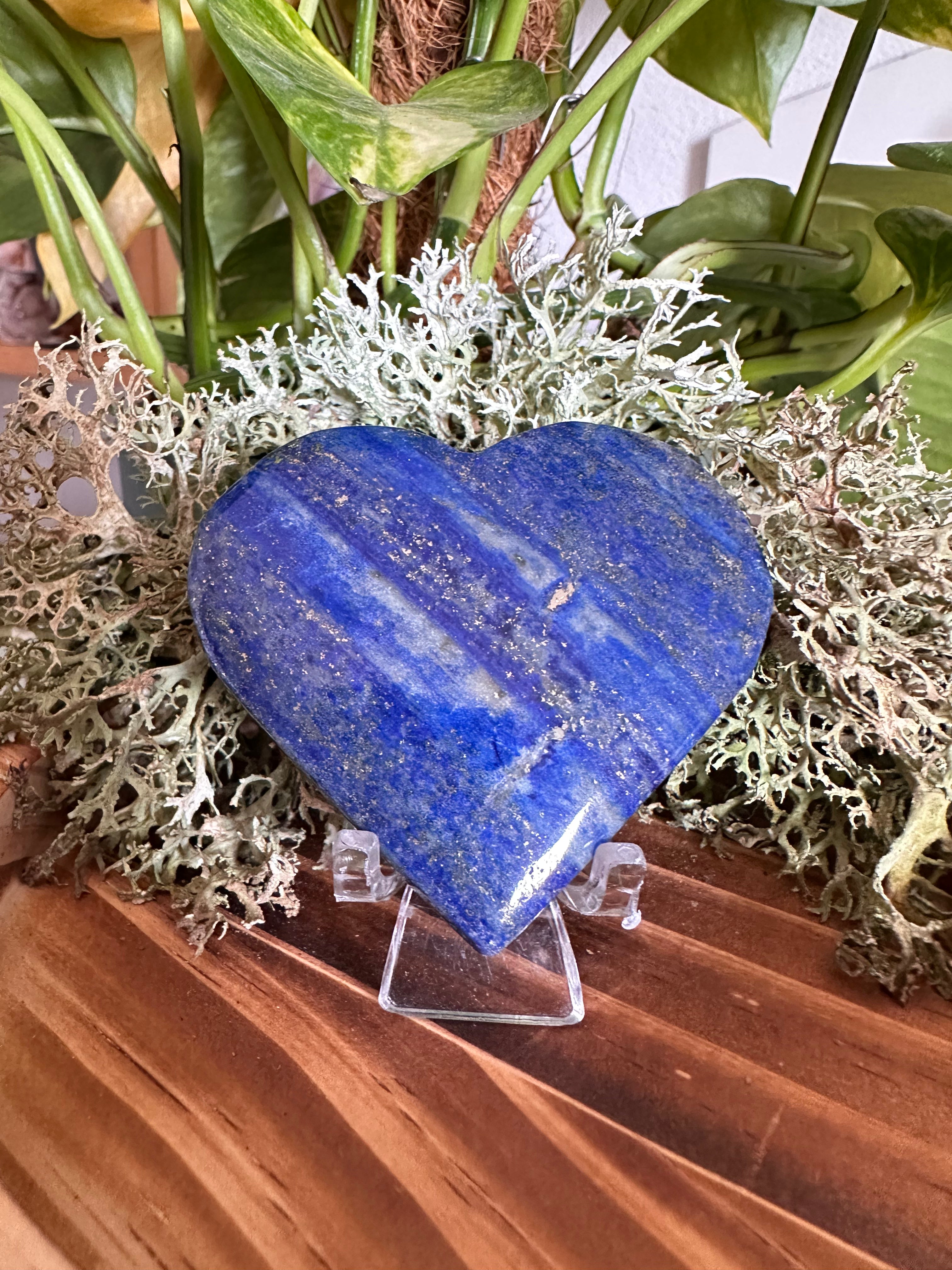 Lapis Lazuli Harten met standaard