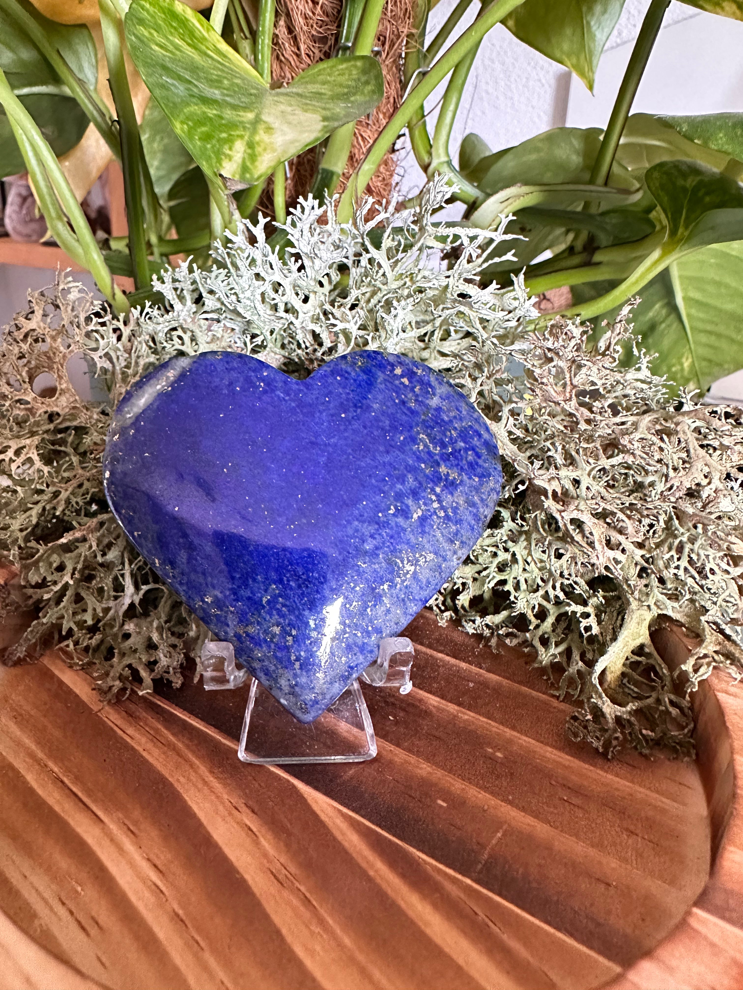 Lapis Lazuli Harten met standaard