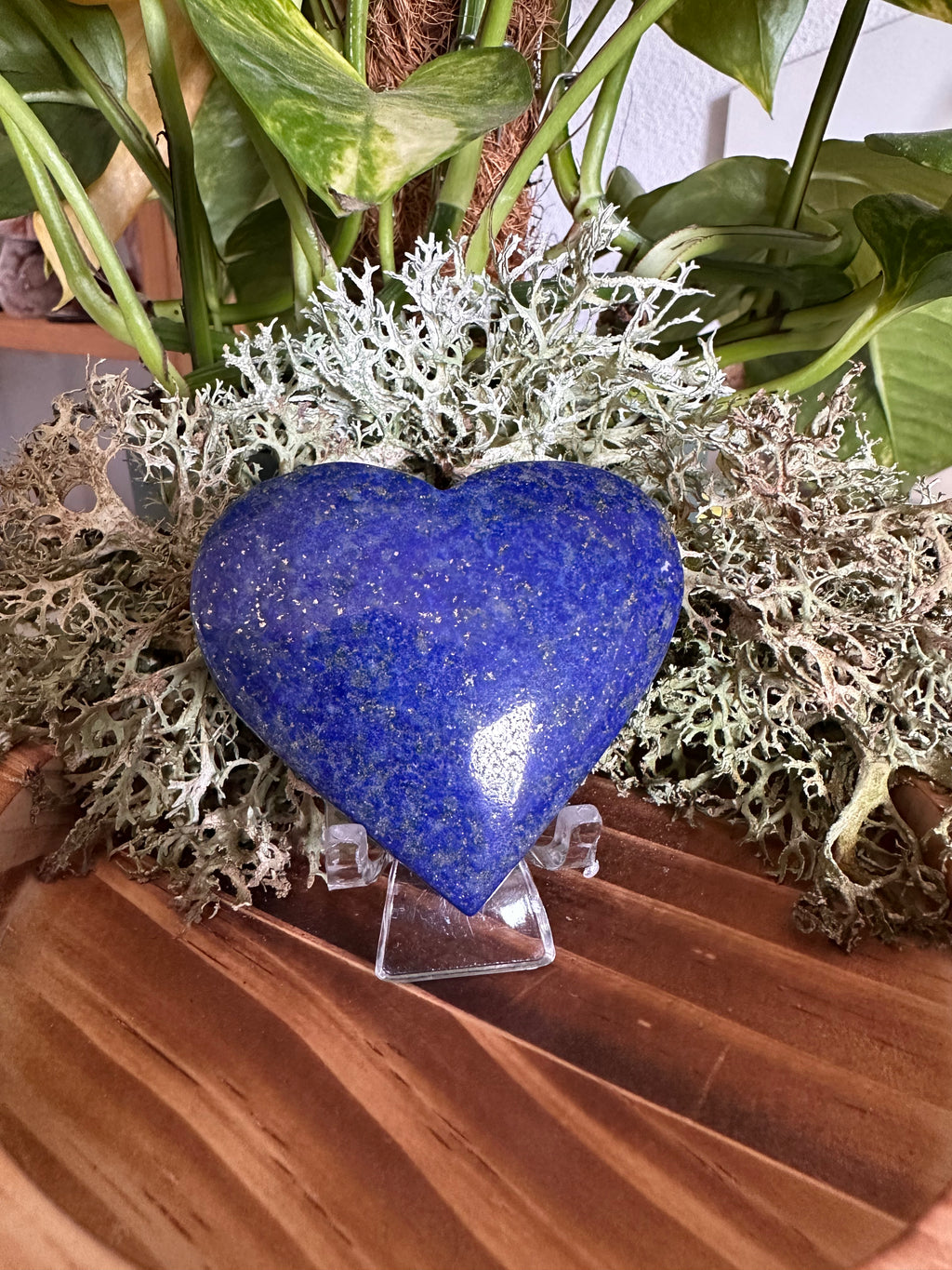 Lapis Lazuli Harten met standaard