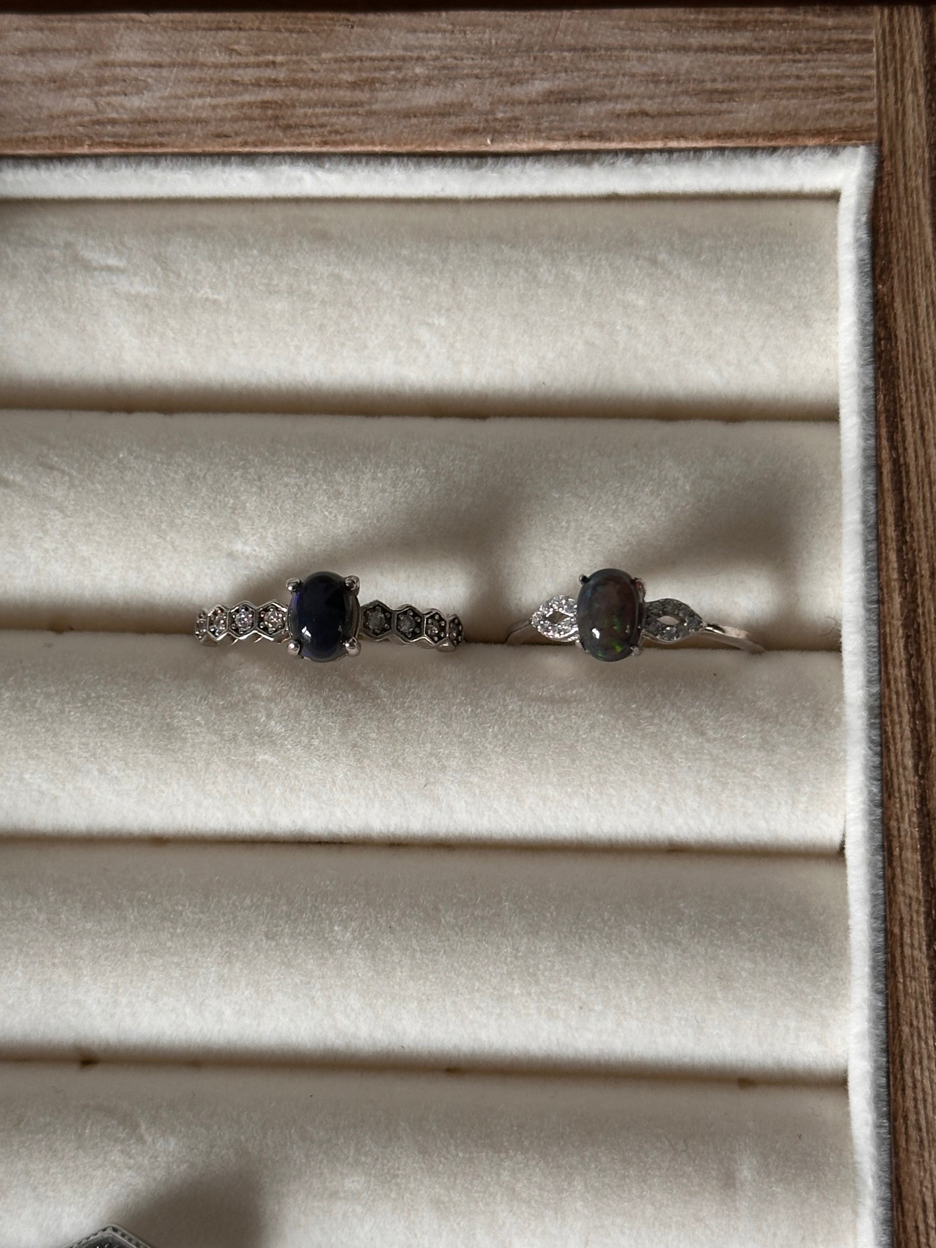 Zwarte Opaal Ring