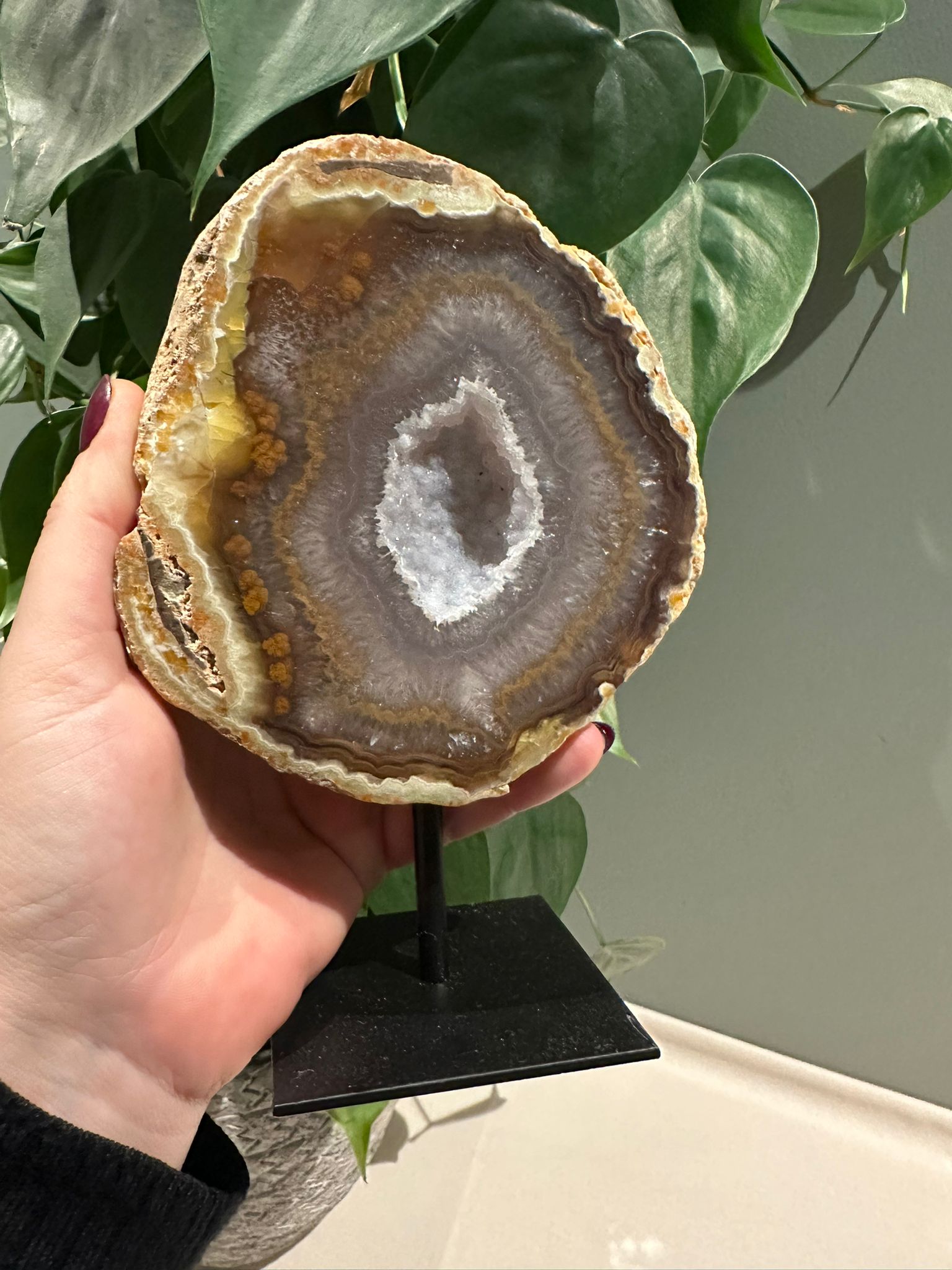 Agaat op standaard  #1