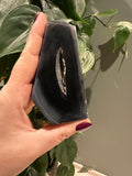 Druzy zwarte agaat toren #3