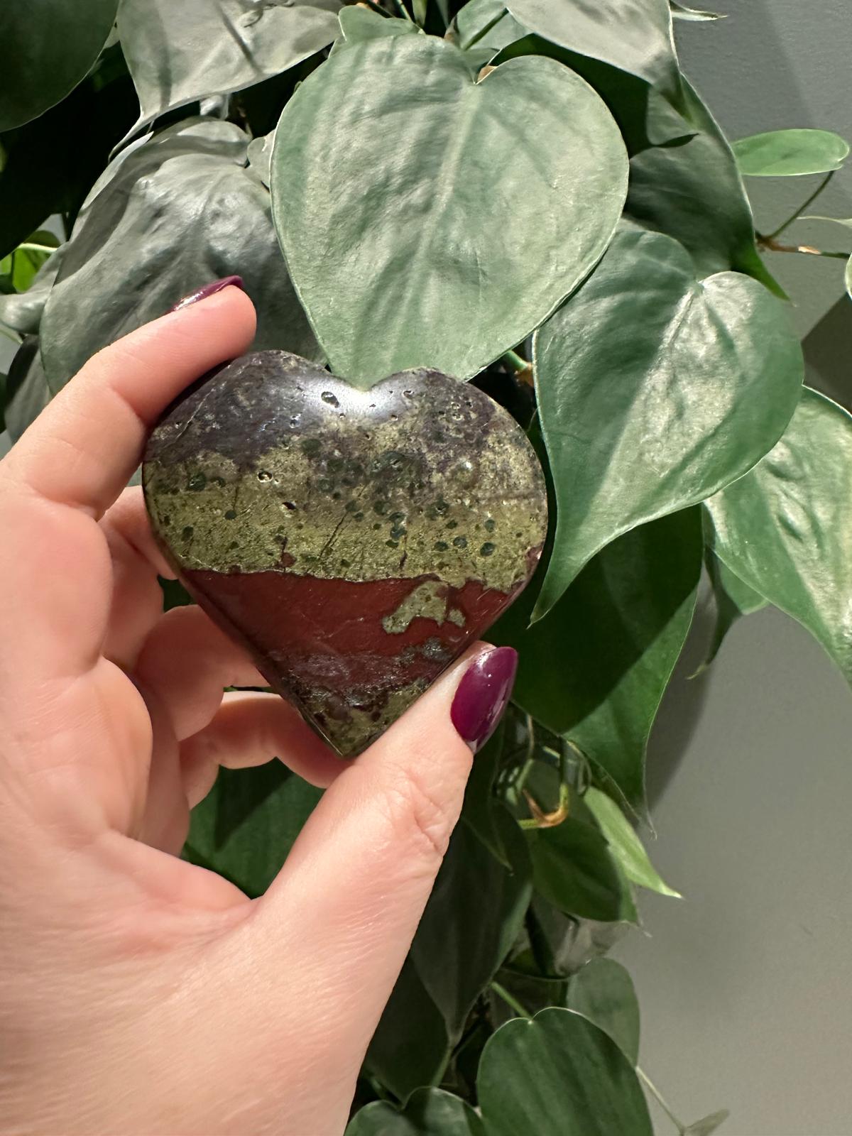 Drakenbloed Jaspis hart