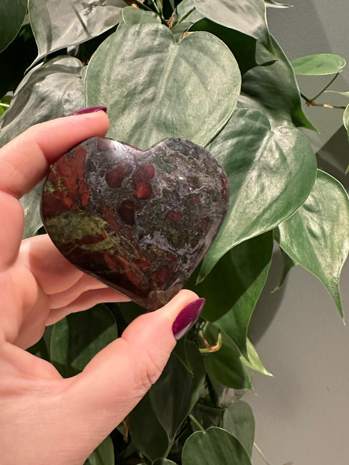 Drakenbloed Jaspis hart