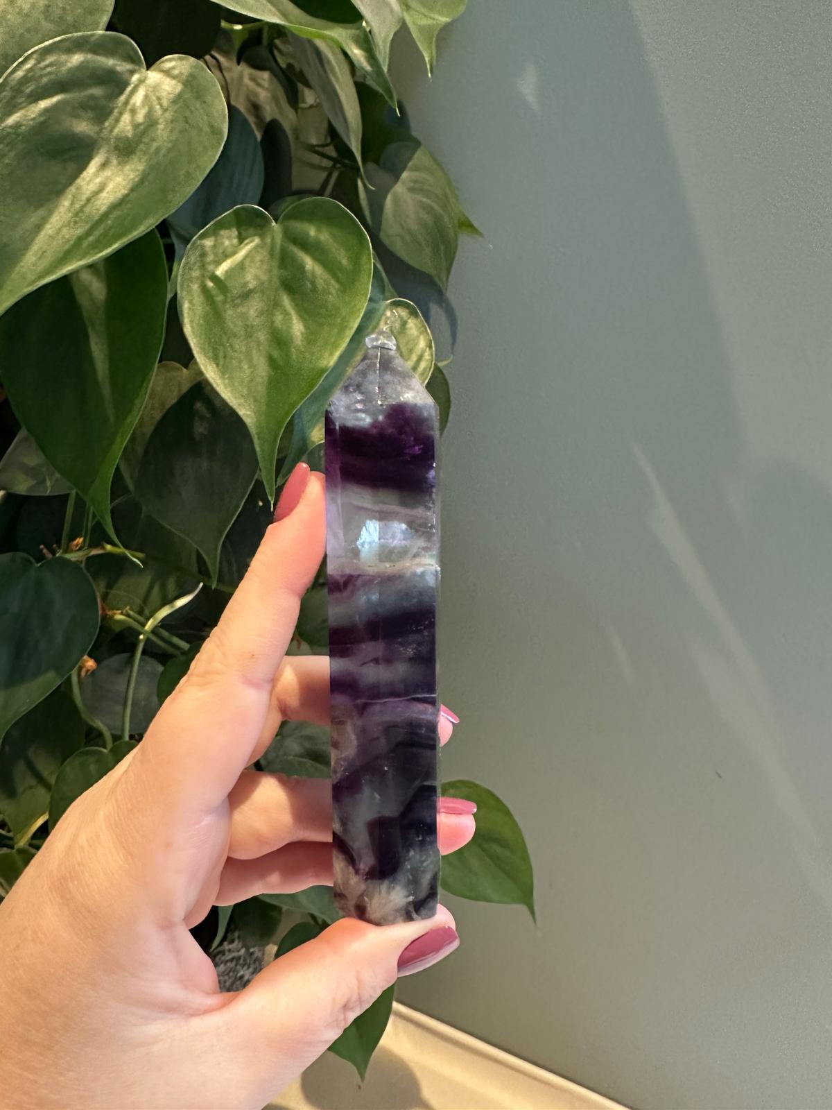 Sneeuwvlok Fluoriet Toren met regenboog