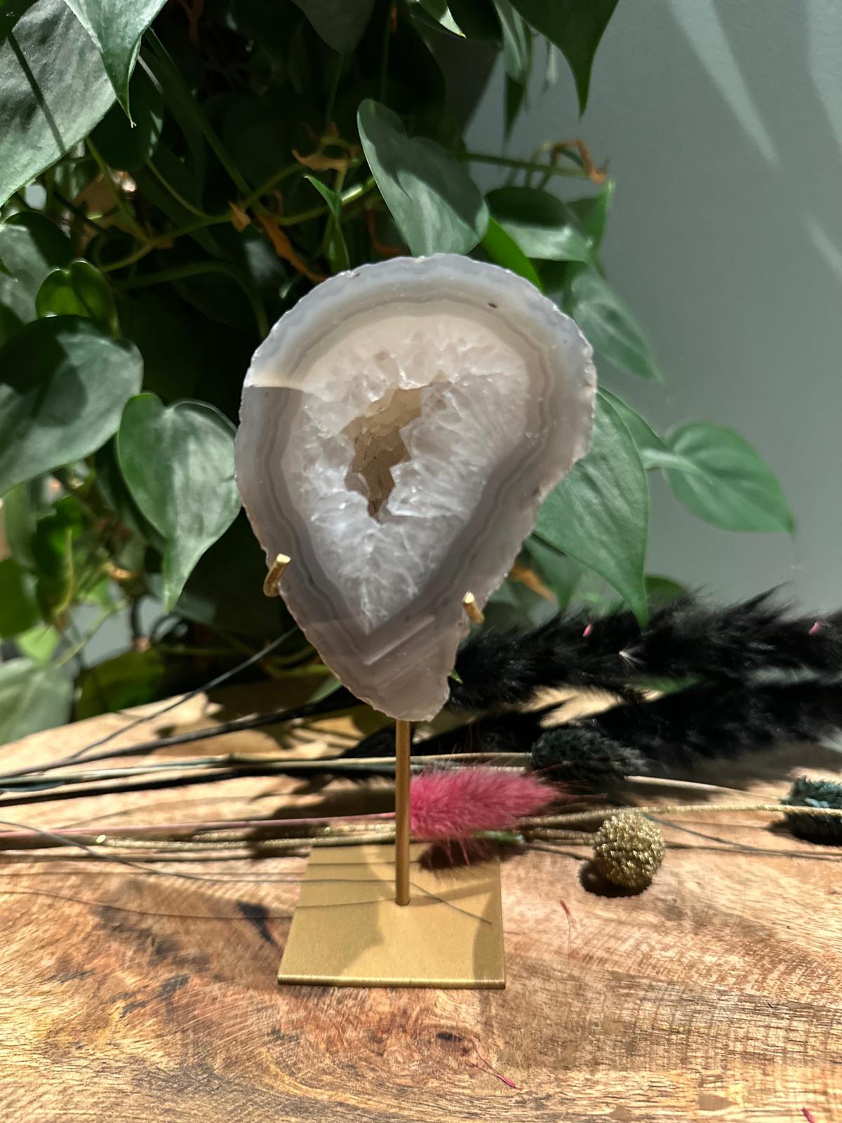 Agaat geode op Standaard #16