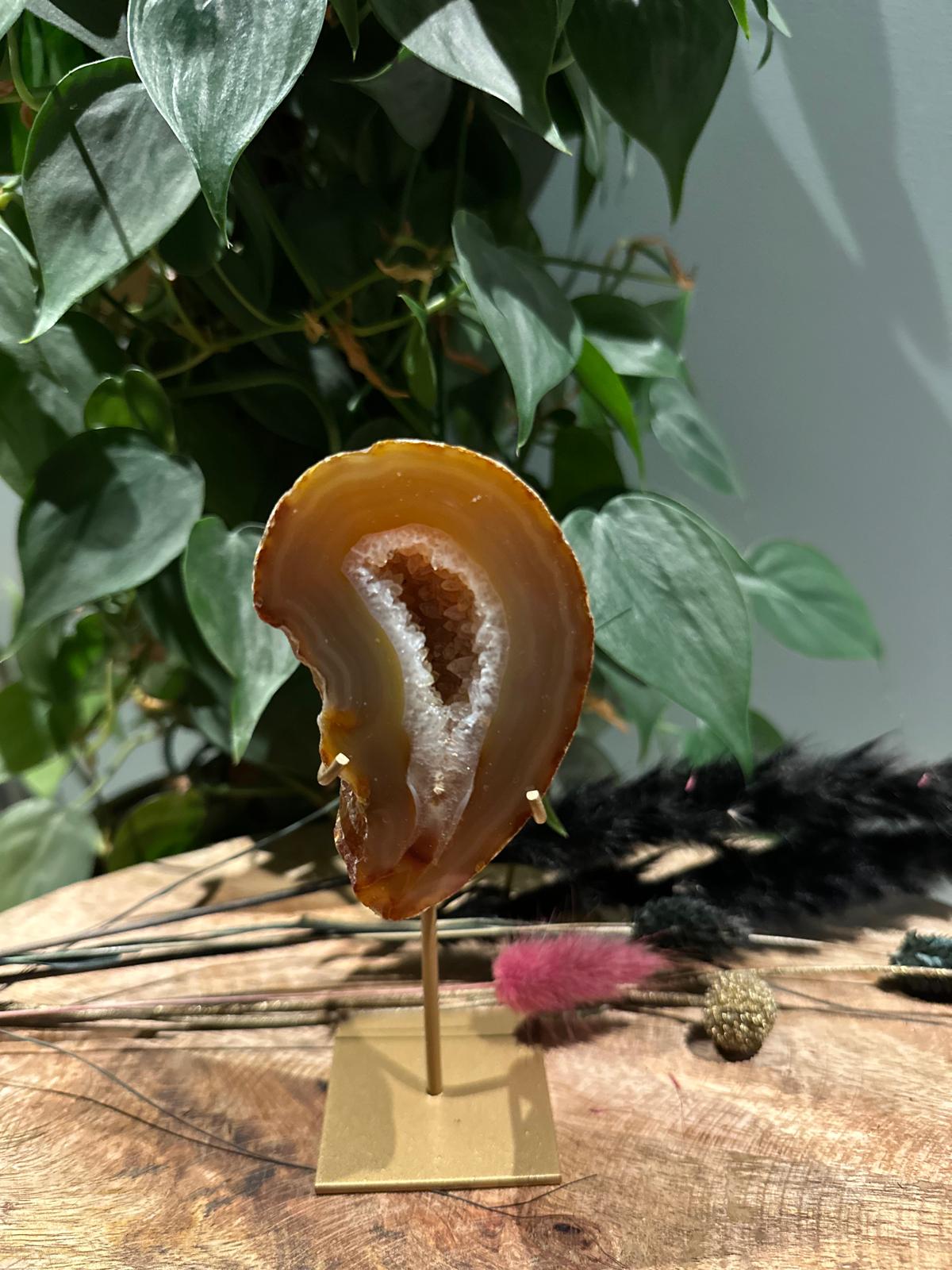 Agaat geode op Standaard #17