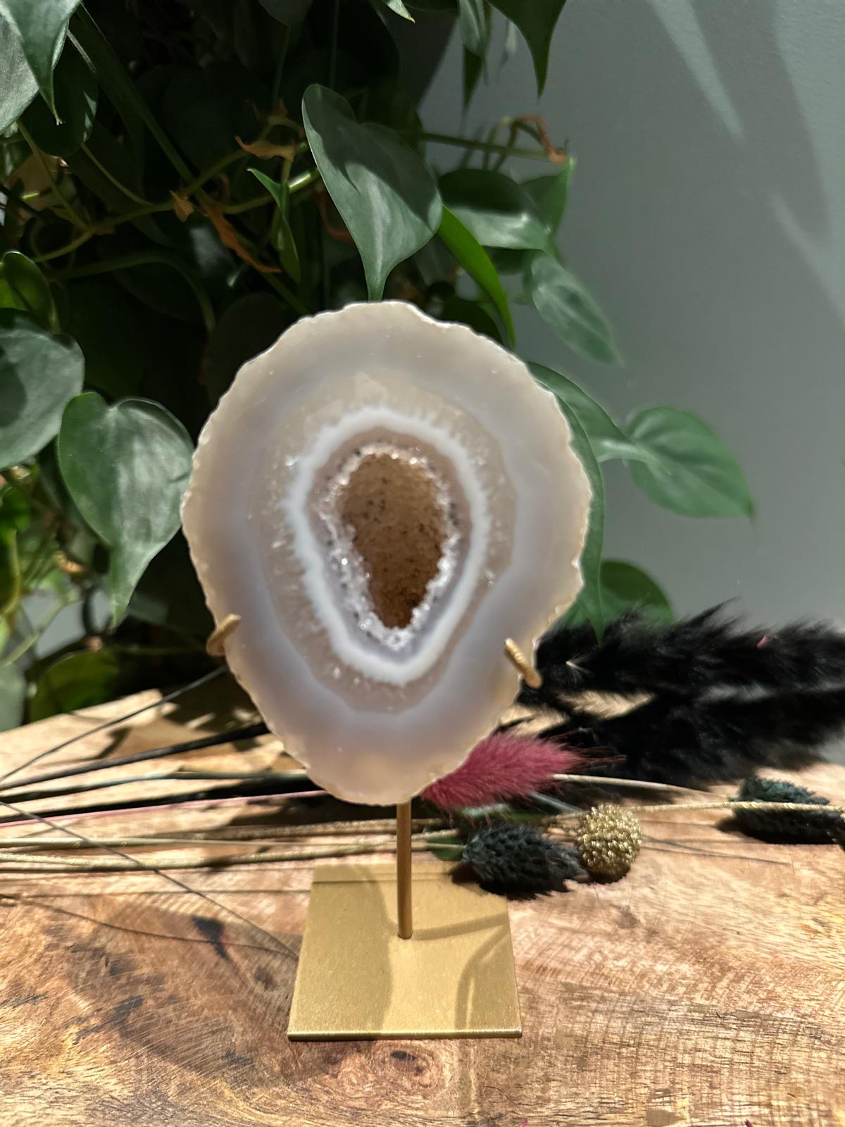 Agaat geode op Standaard #22