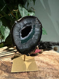 Agaat geode op standaard #24