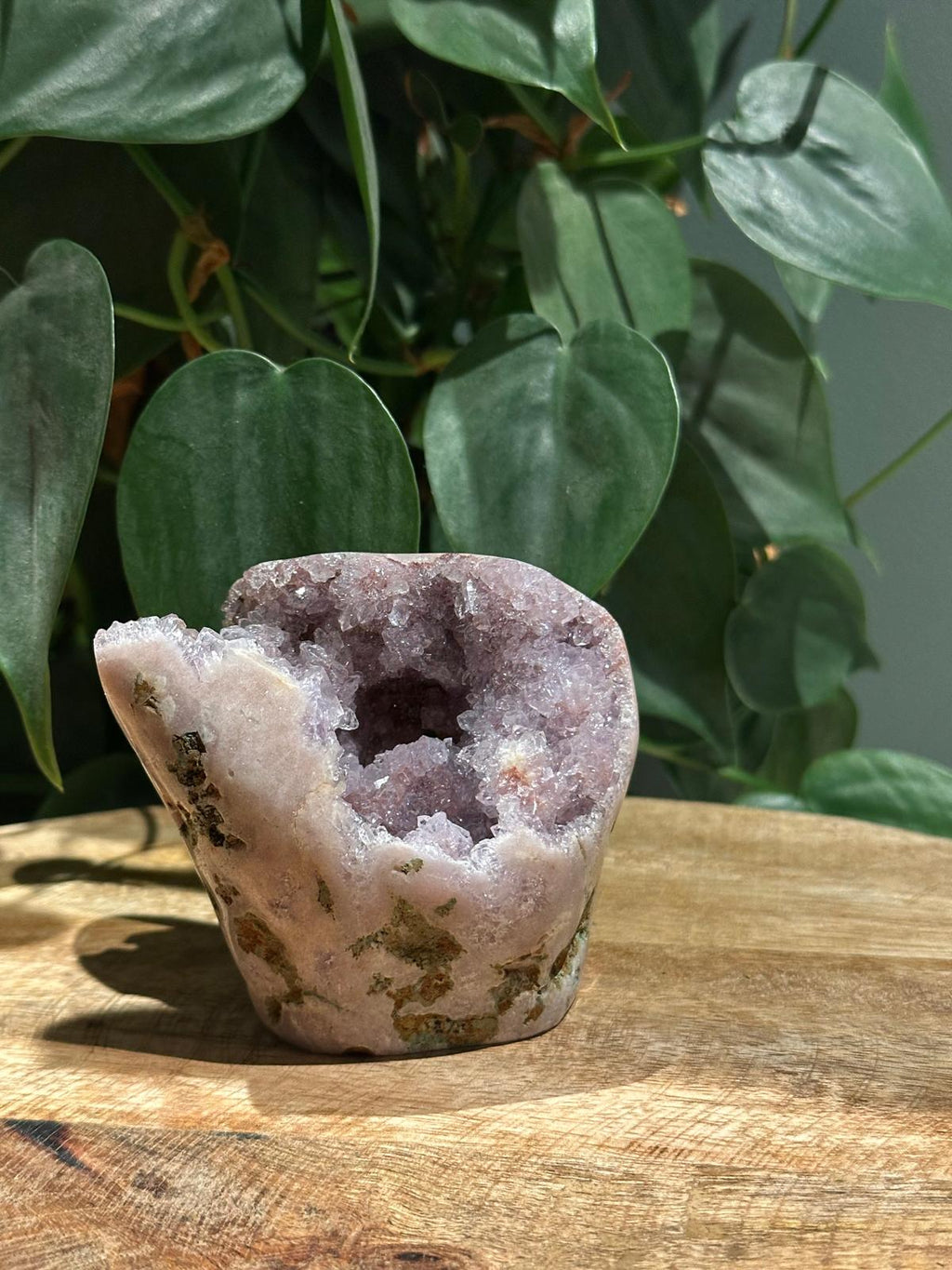Roze Amethist Druzy Freeform