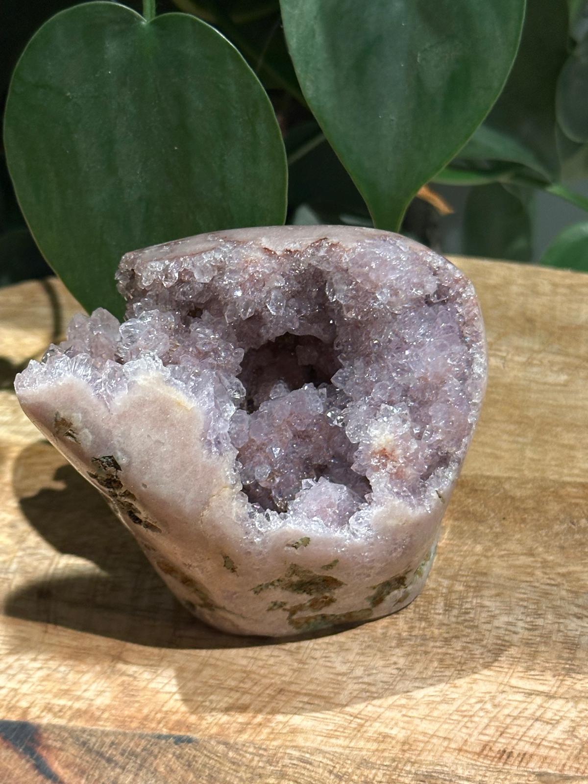 Roze Amethist Druzy Freeform