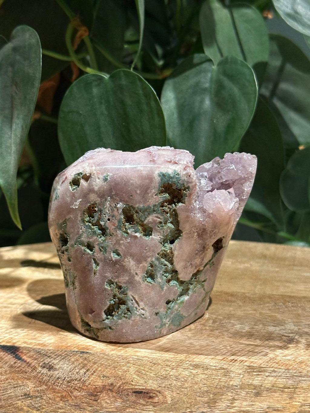 Roze Amethist Druzy Freeform