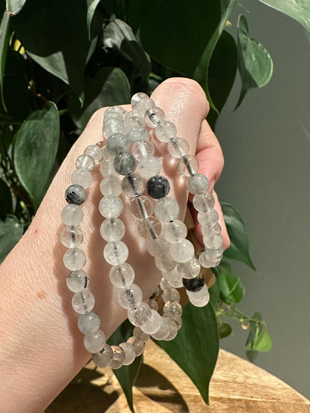 Toermalijn in Kwarts 6mm