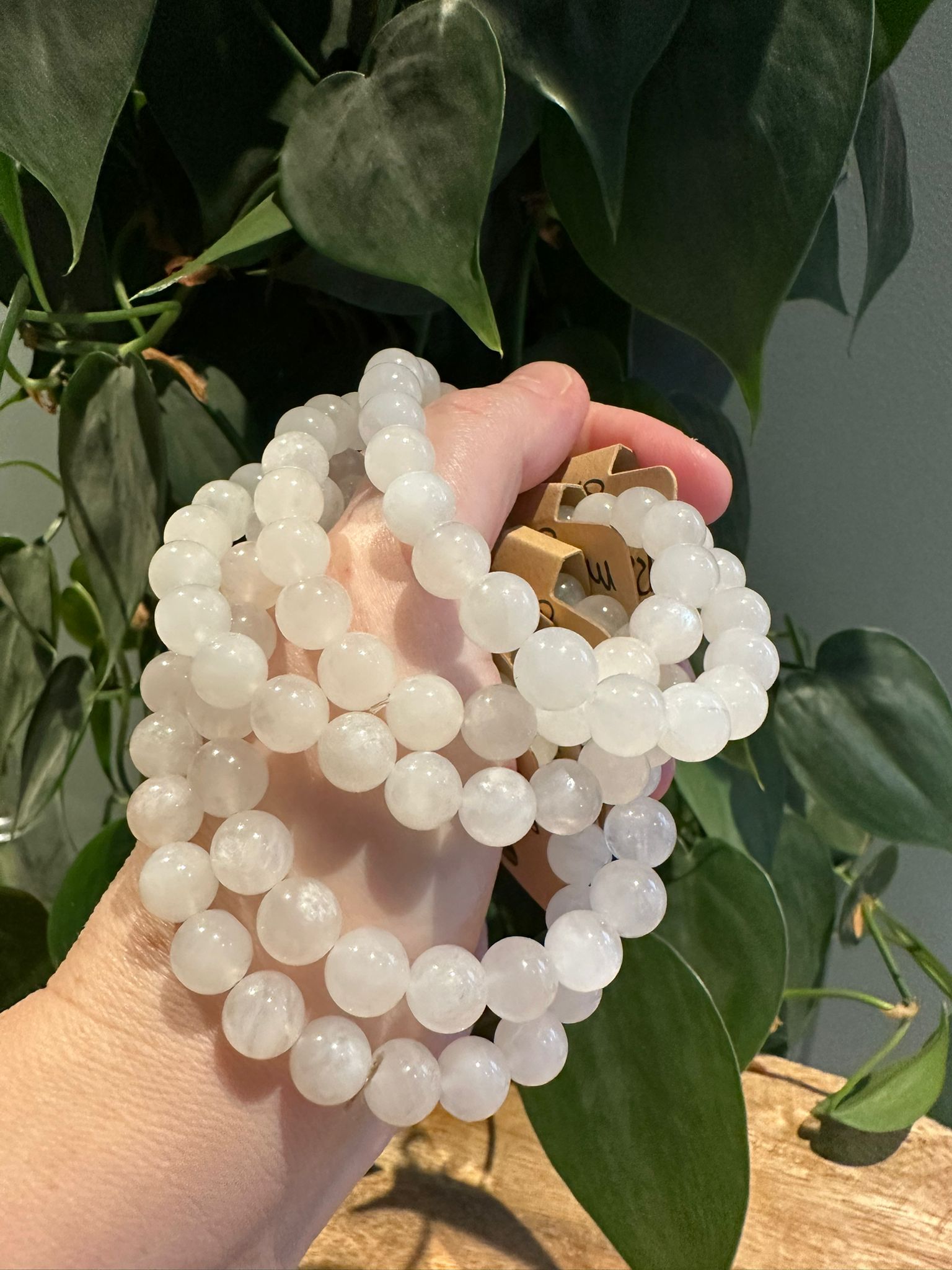 Regenboog Maansteen Armband 8mm