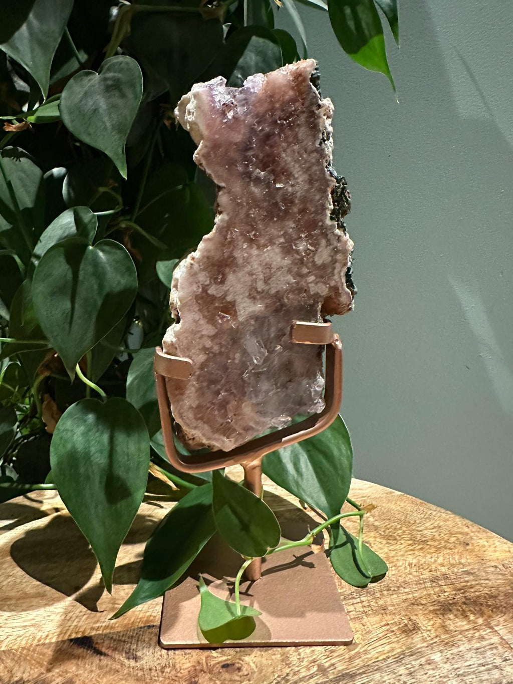 Roze Amethist Plak AA-Kwaliteit #36