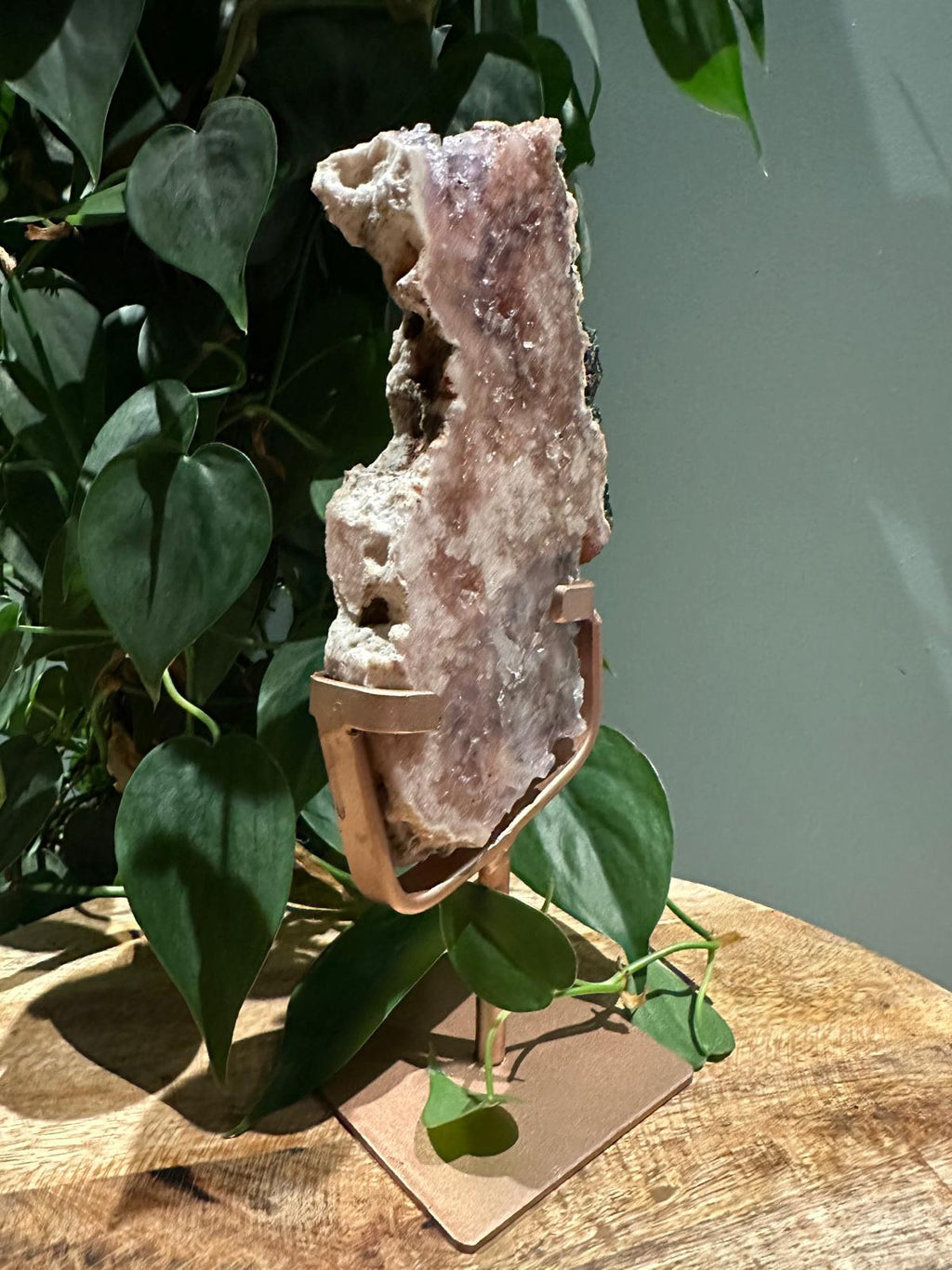 Roze Amethist Plak AA-Kwaliteit #36