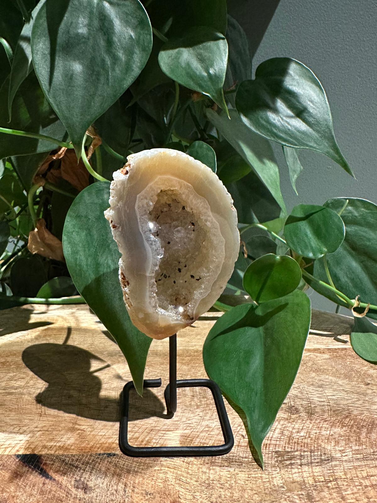 Agaat Geode op Standaard