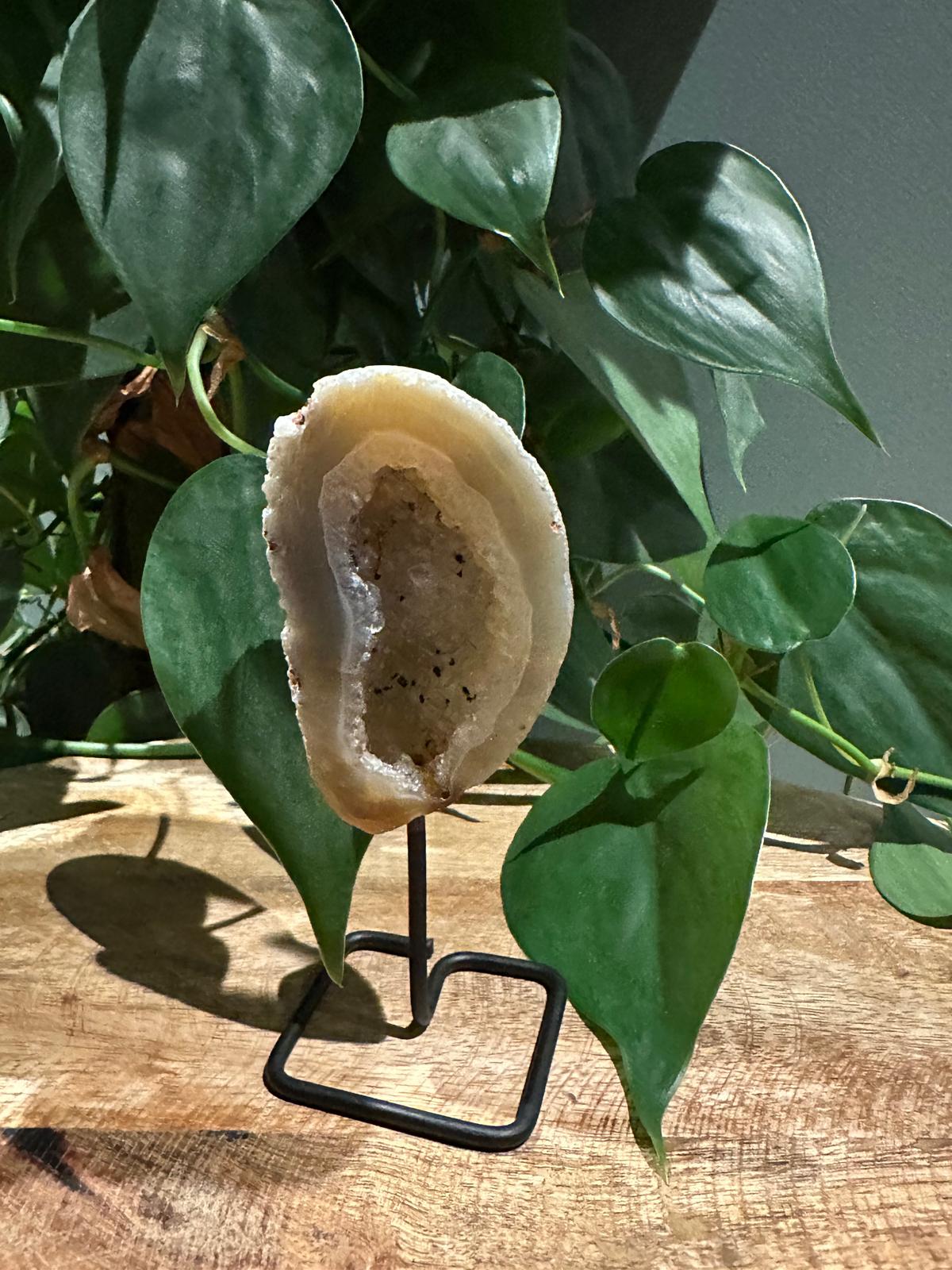 Agaat Geode op Standaard