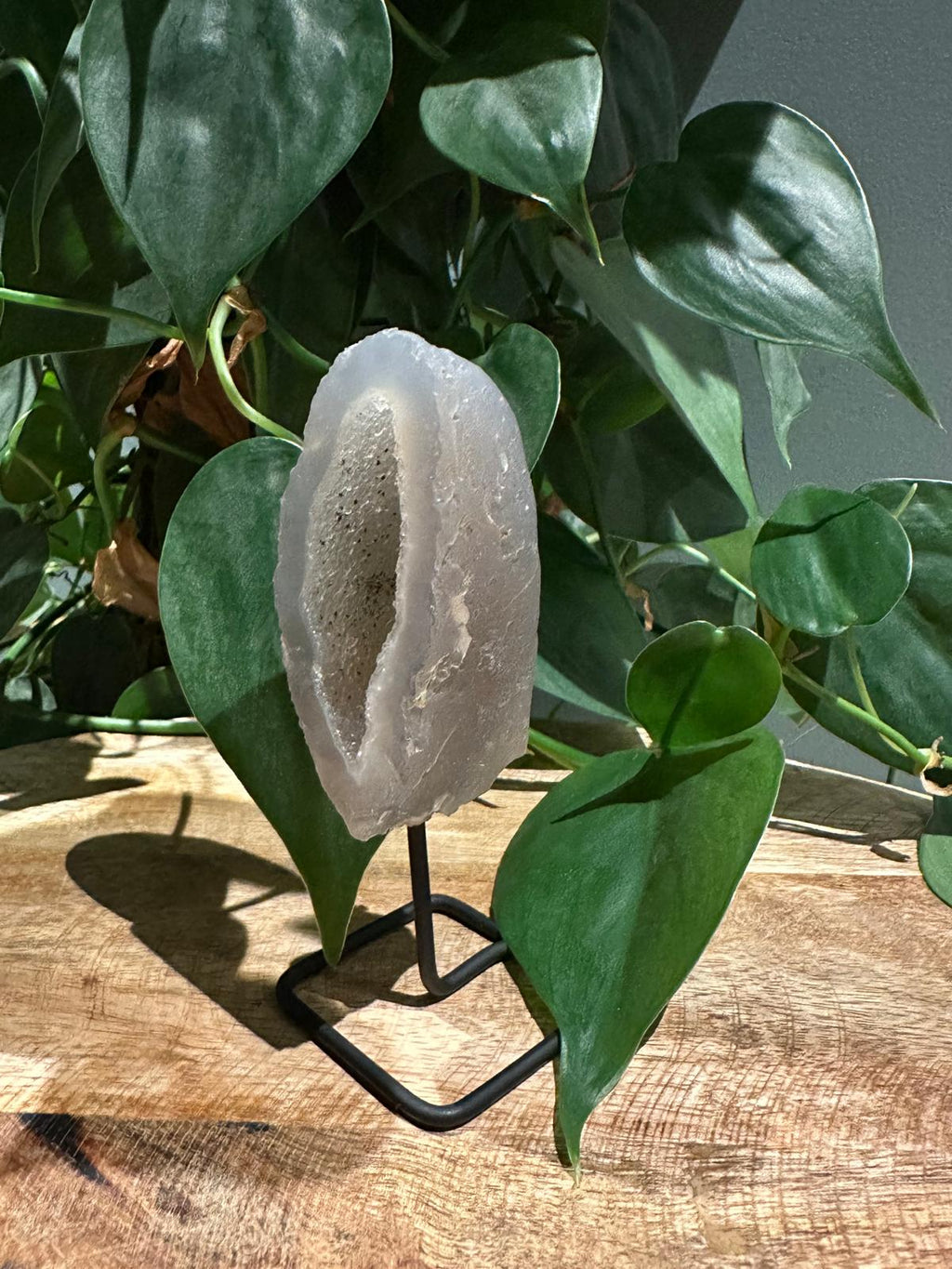 Agaat Geode op Standaard