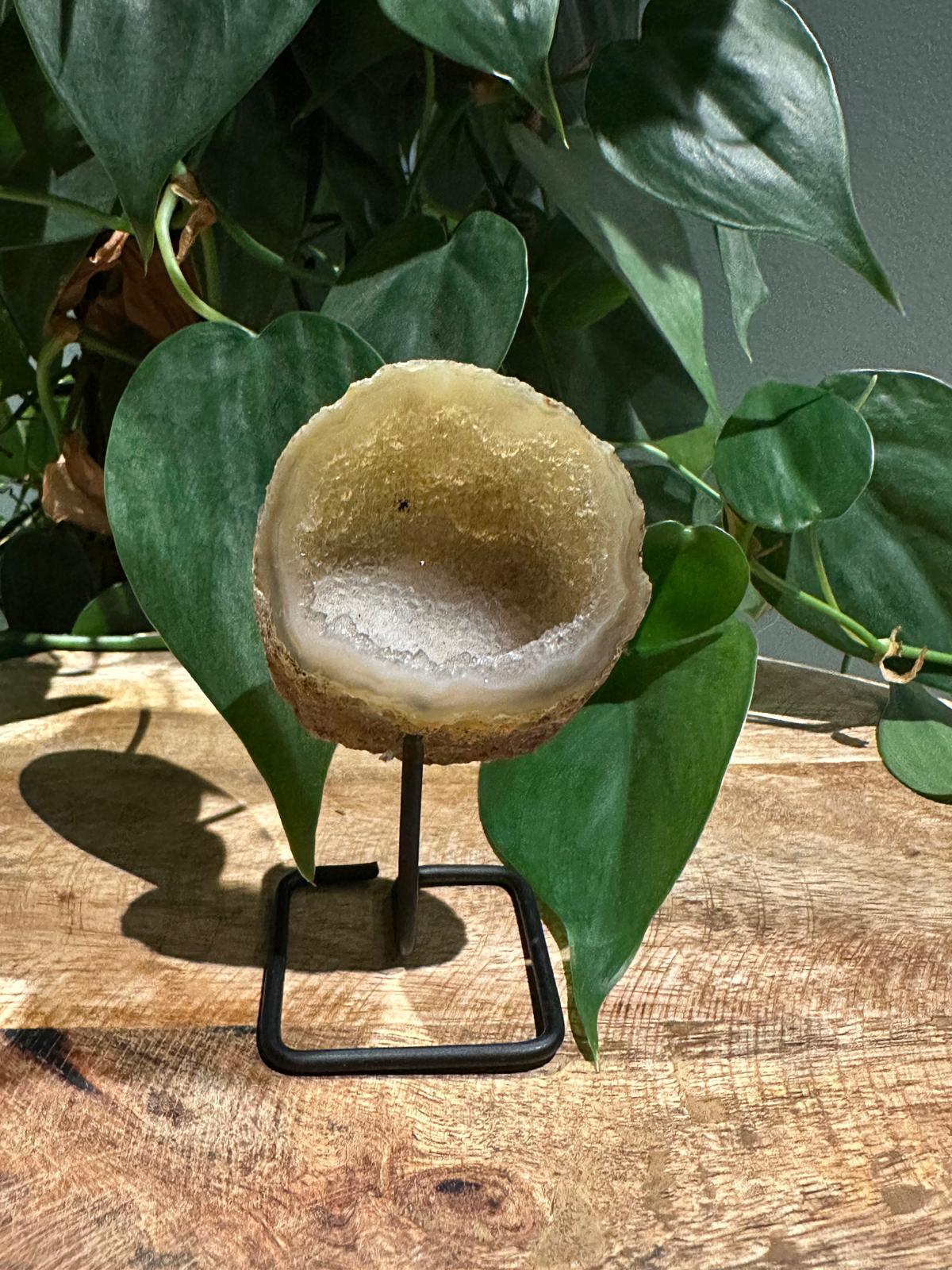 Agaat Geode op Standaard