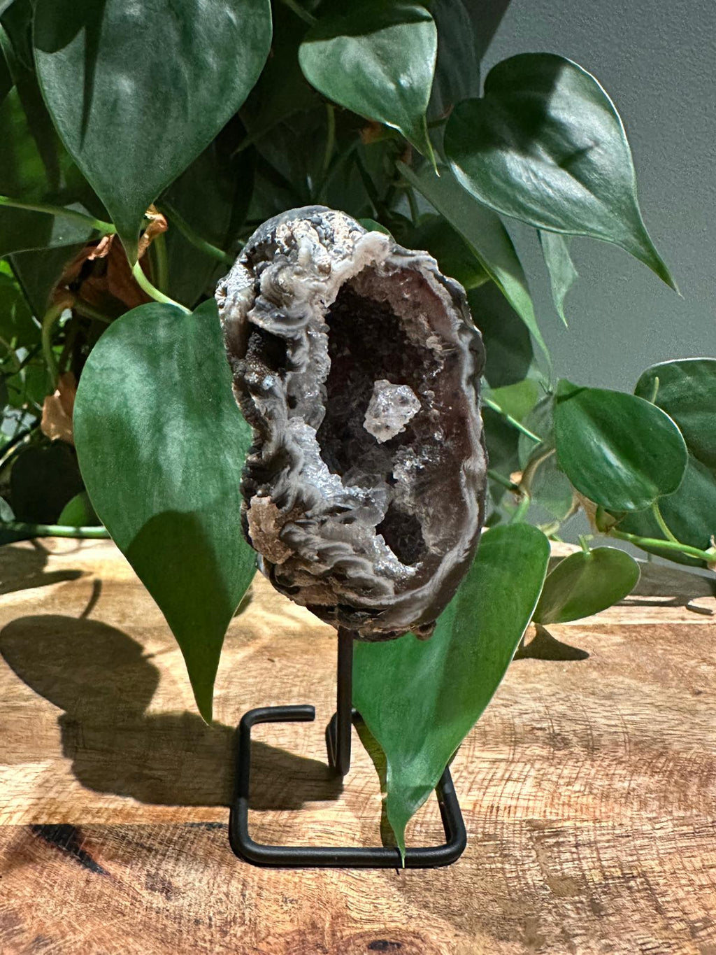 Agaat Geode op Standaard