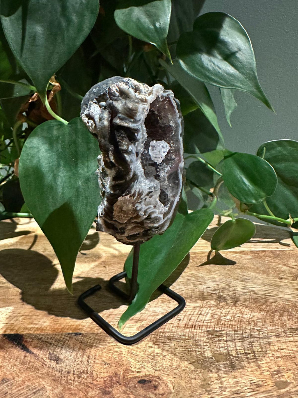 Agaat Geode op Standaard