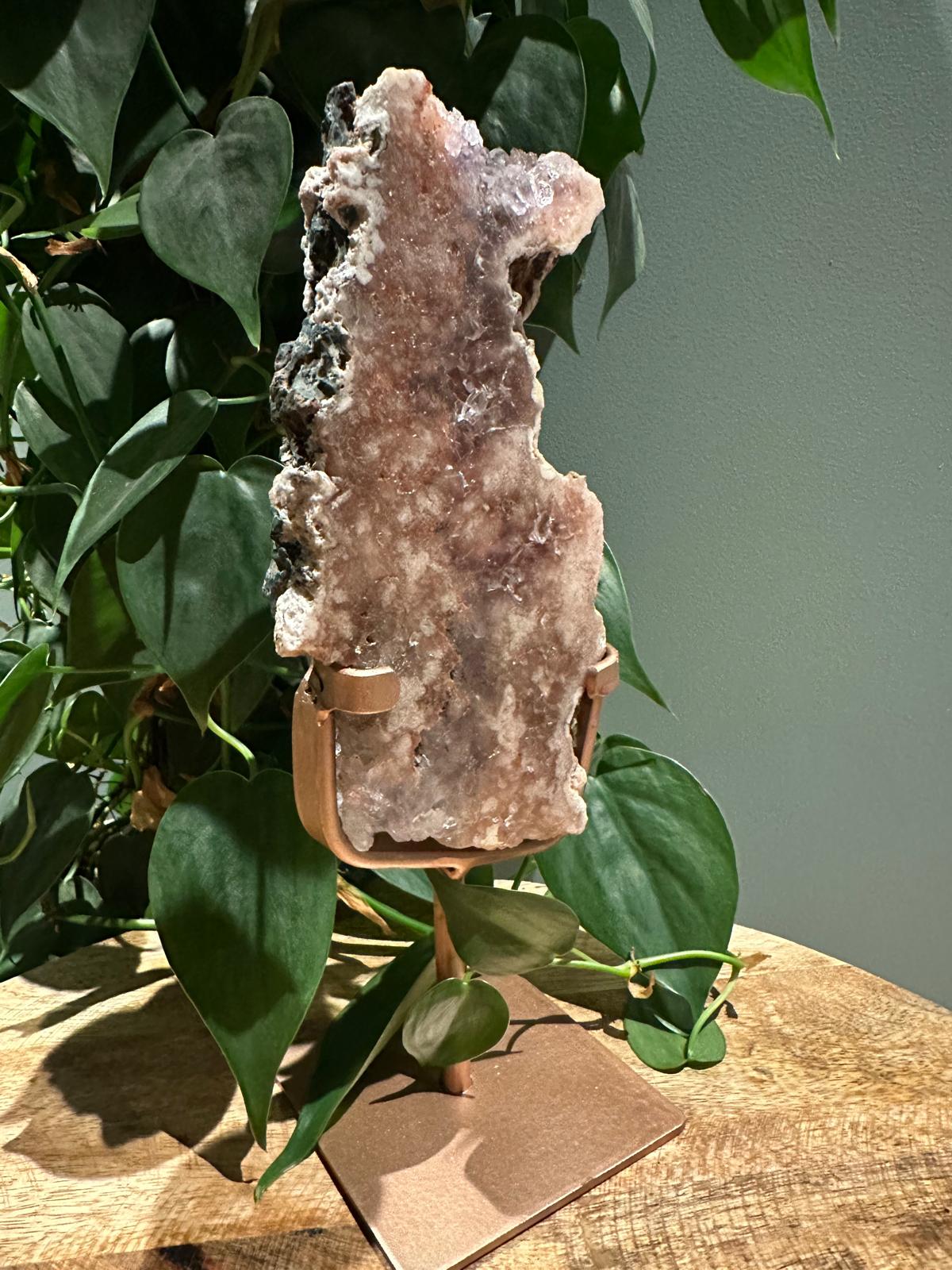 Roze Amethist Plak AA-Kwaliteit #36