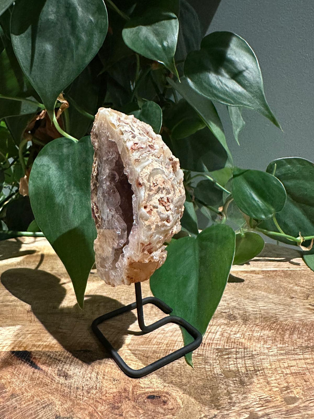 Agaat Geode op Standaard