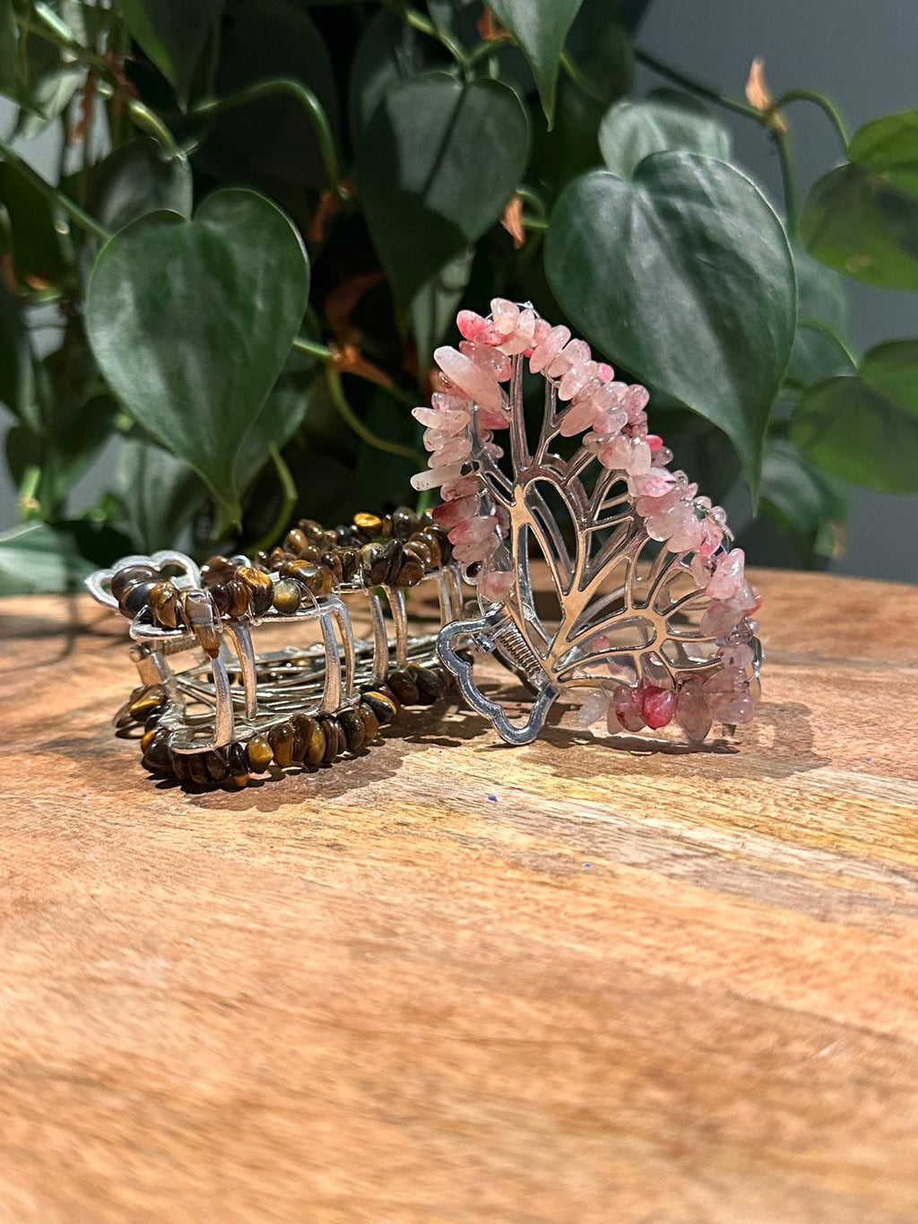 Edelstenen Haarklemmen Vlinder