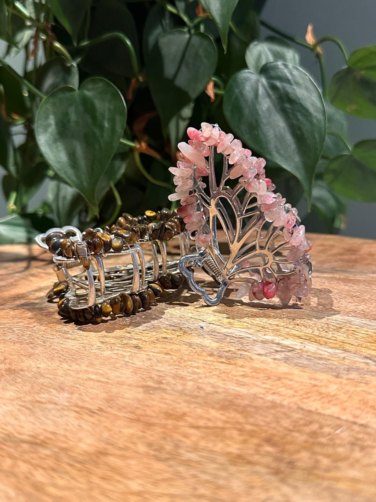 Edelstenen Haarklemmen Vlinder