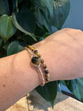 Tijgeroog Armband verguld Goud