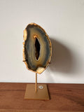 Agaat geode op standaard #19