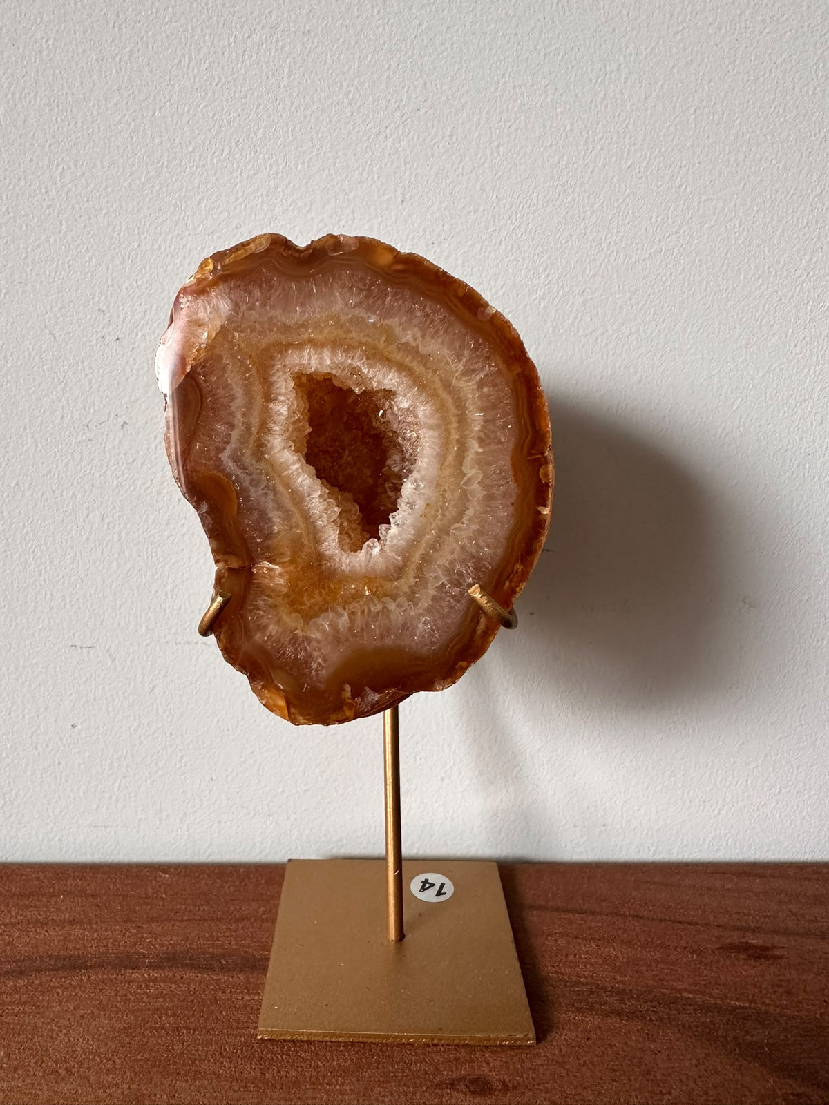 Agaat geode op Standaard #14