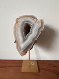 Agaat geode op standaard #20