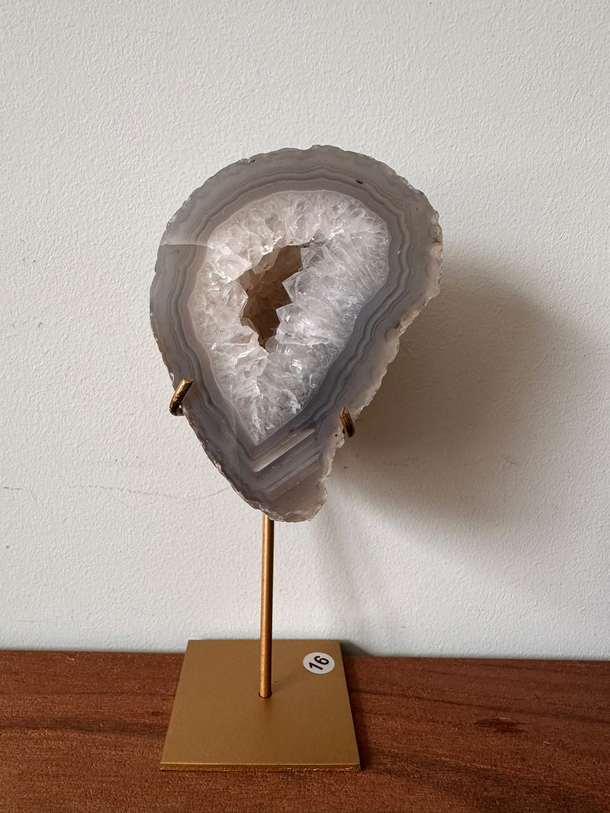 Agaat geode op Standaard #16