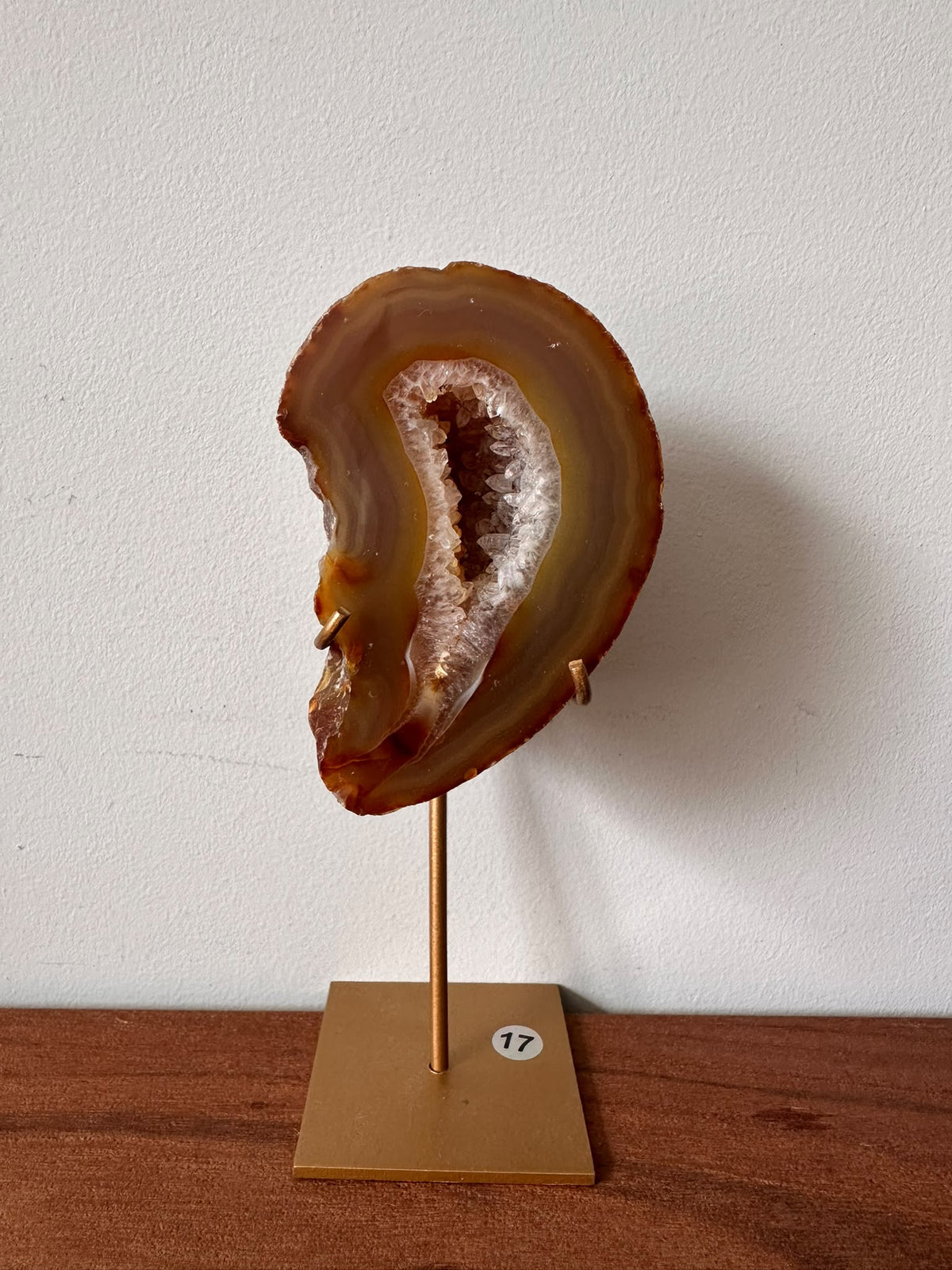 Agaat geode op Standaard #17