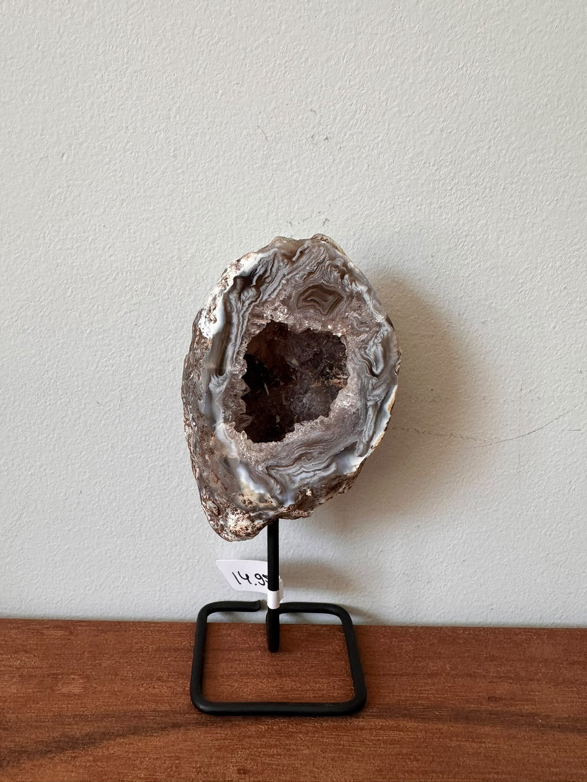 Agaat Geode op standaard