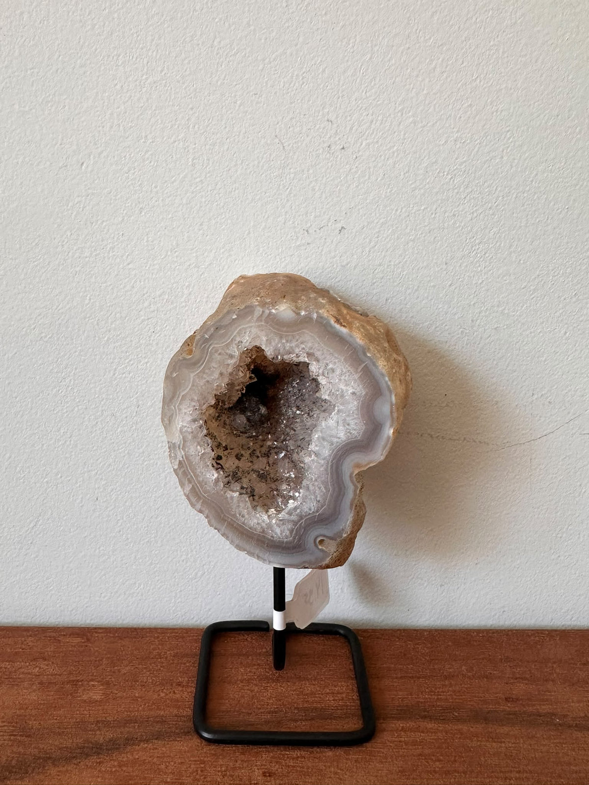 Agaat Geode op Standaard