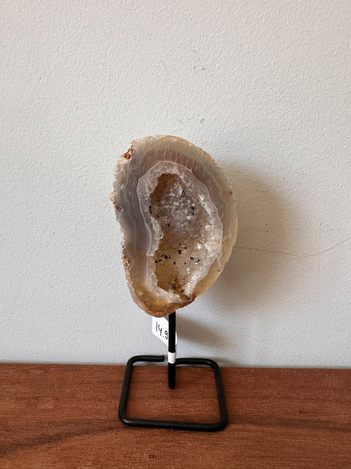 Agaat Geode op Standaard