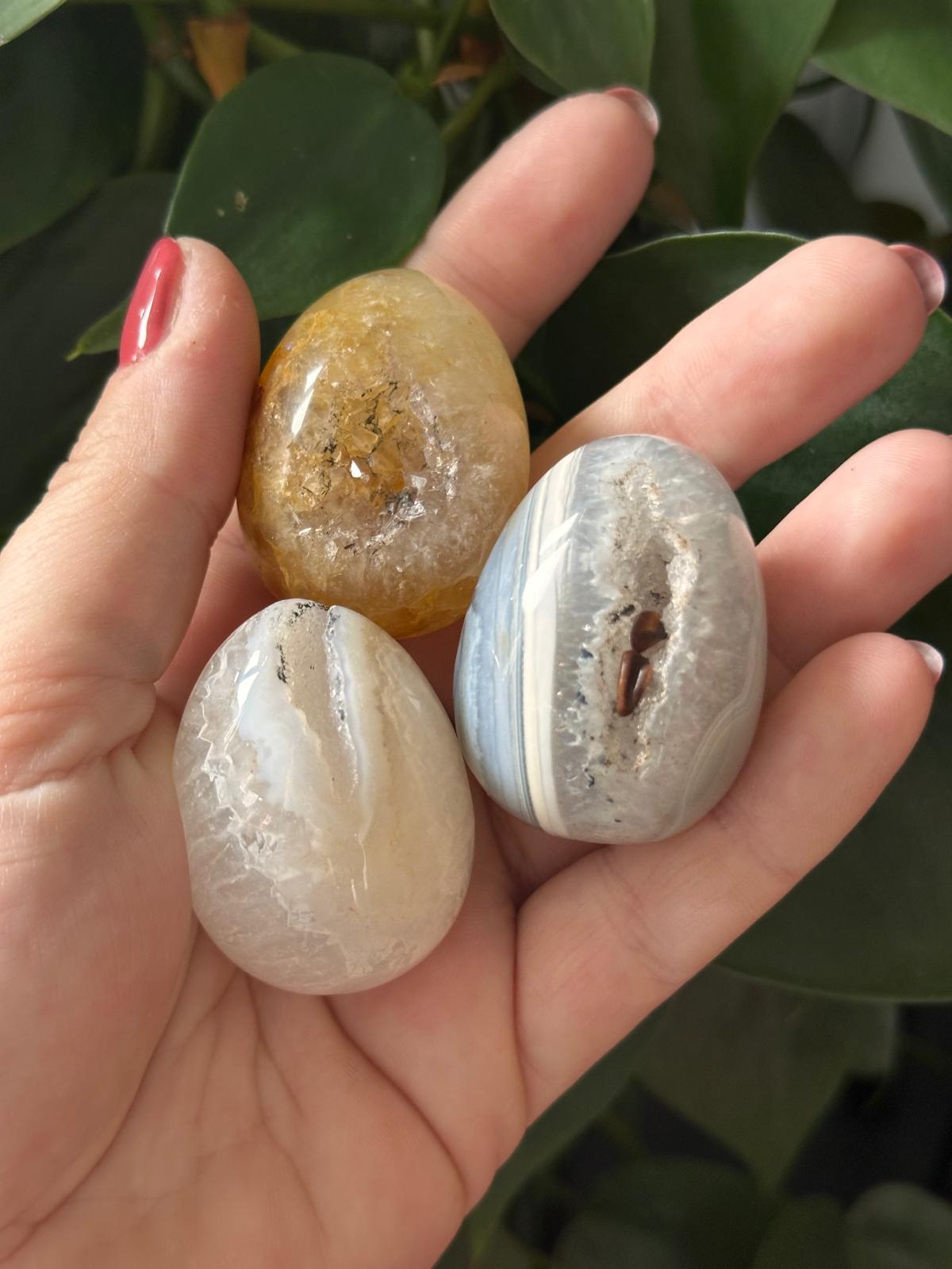 Druzy Agaat eitjes
