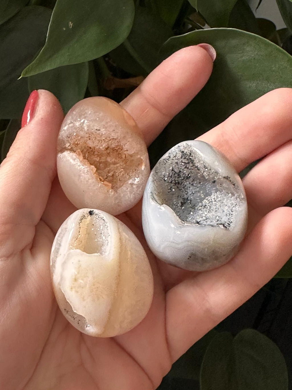 Druzy Agaat eitjes