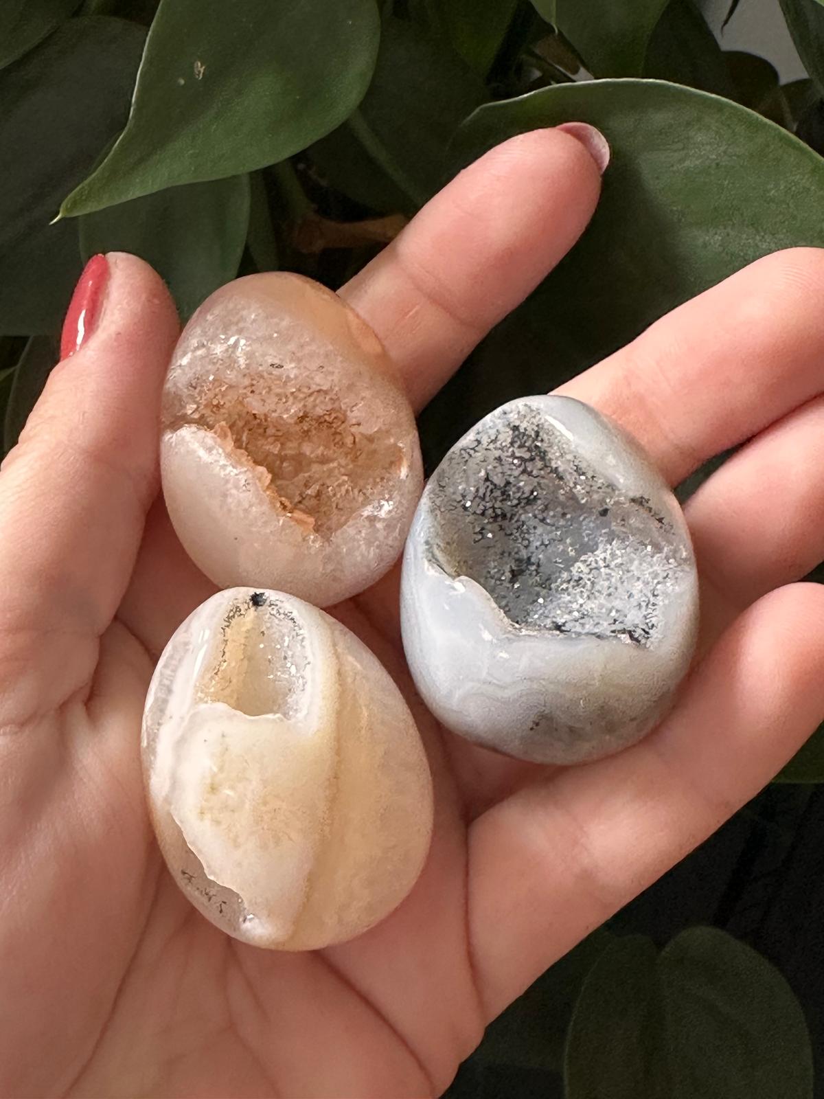 Druzy Agaat eitjes